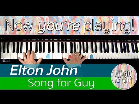 How to play Song for Guy | Elton John | On Piano - Lesson 1