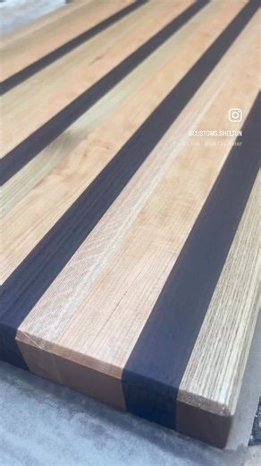 Colorful butcher block🪵 . . . . . . . #color #bright #butcherblock #retail #appalachian #natural #appalachiannatural #custom #madefromscratch #warm #create #creativity #passion #lovewhatyoudo #knoxville #smallbusiness #familyownedandoperated #clean #walnut #cherry | Customs by Shelton