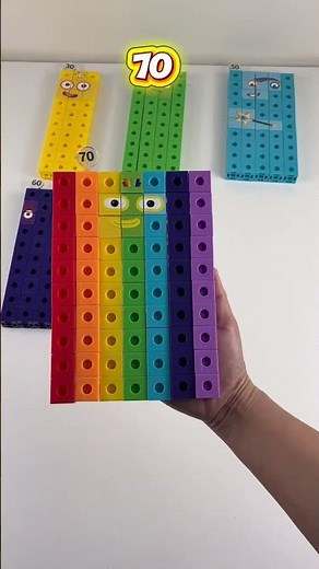 Counting 30-100 Numberblocks Characters DIY Playset