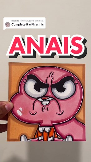 Drawing Anais Watterson from The Amazing World of Gumball