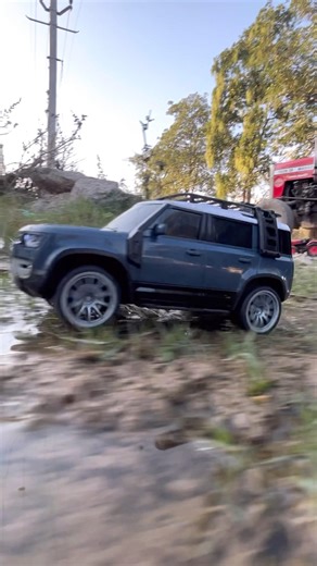 Insane RC Land Rover Defender Mud Adventure 🔥 #Shorts
