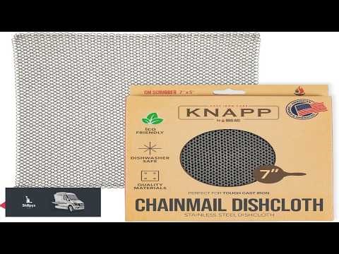 Knapp Made Chainmail Dishcloth 7x5 Replace Your Dirty Sponge