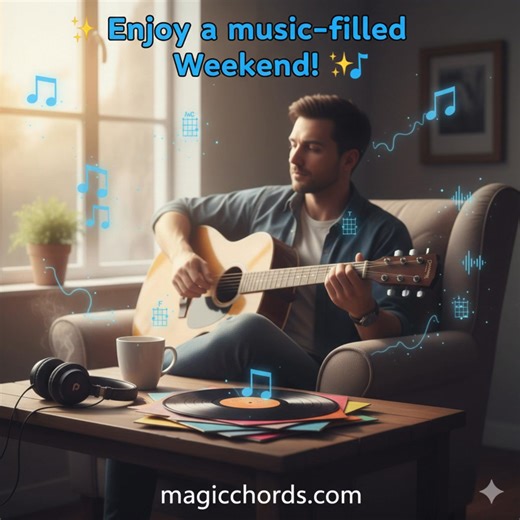 Magic Chords | 💙🎸 The week is over, and it’s time to relax — with a little guitar time too 😉 Whether you’re practicing, jamming, or just enjoying some... | Instagram