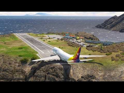 Shocking Takeoff Air Pasific B747 Escapes from Short Runway