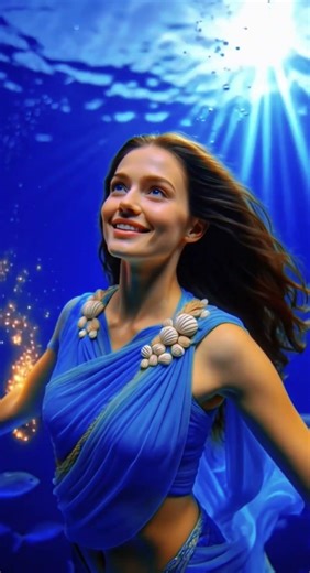 Ethereal Mermaid Swimming with Dolphins | 4K Cinematic Fantasy #Mermaid #UnderwaterMagic #FantasyArt