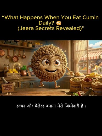 “Eat Cumin for 7 Days & Watch This Happen! 🔥” #shorts #foodtalk #viral #animation #trending #funny