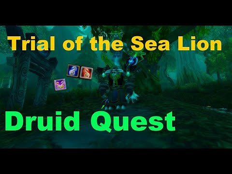 Trial of the Sea Lion WoW Quest Druid (Tauren Horde)