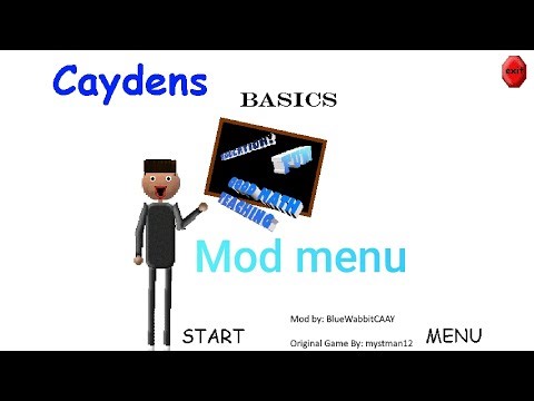 Caydens Basics (2021 Edition) Remade 1.4.3 Mod menu android port (Baldi basics mod)