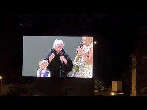 Angela Cartwright introduces “The Sound of Music” at Hollywood Bowl