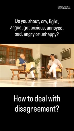 Gargi Joshi on Instagram: "Today, my daughter came home from school in tears after a disagreement with her friend. As I sat with her, I realized that simply asking her to learn a Gita shloka on anger (krodha) is not enough. Wisdom must come with a workable method — a concrete way to handle emotions when they actually arise. That’s when Modiji came to my rescue — not just with a thought, but with a practical mechanism. One that quietly entered a small, tearful conversation between a mother and he