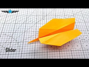 Easy DIY Paper Glider That Flies Perfectly