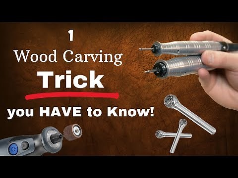 Wood Carving/Power Carving: 1 Trick You HAVE To Know!