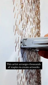 Slava Zaitsev is a talented artist known for crafting remarkable animal portraits using only staples. His unique approach has gained wide recognition, employing thousands of colored staples to create detailed and realistic images. Zaitsev’s precise method develops visuals from dark to light tones, much like classic drawing techniques. Artist: @zaitsev_kzn #art #talent #artist | Arts Terra