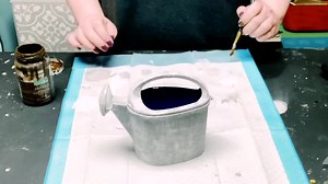 83K views · 1.4K reactions | Dollar Tree galvanized water can | Windy City Crafts | Facebook