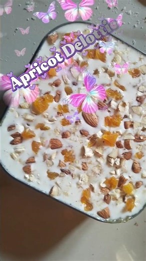 Apricot Delottie Layers 😍🍑 | Creamy Dessert Magic ✨