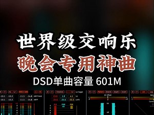 世界级交响乐，大型晚会专用神曲，DSD完整版601M，百万调音师专业录音棚制作，顶级hifi无损音质