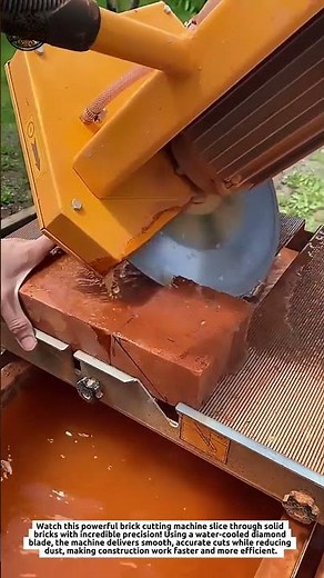 Powerful Brick Cutting Machine | Precision Wet Tile Saw for Construction