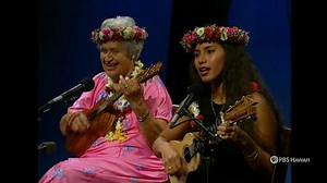 FROM THE ARCHIVES... Aunty Genoa Keawe and granddaughter Pōmaikaʻi perform together in this Nā Mele episode from 2001. They can really hold a note! WATCH FULL: https://www.youtube.com/watch?v=1j6MhRVF-Ec | PBS Hawai‘i