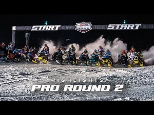 Amsoil Championship Snocross 2022 | Pro Round 2 Highlights