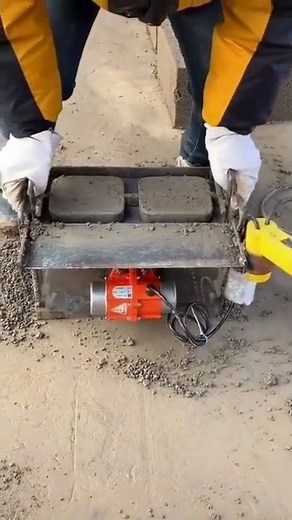 Cinder block making machine | concrete brick moulding