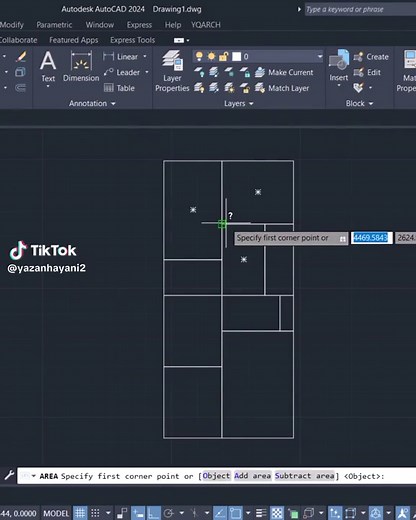 Easy AutoCAD Area Calculation Tutorial by Yazan Hayani