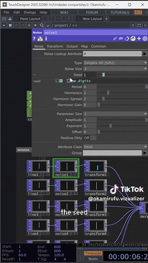 Create a Neon Syntax Cascade in TouchDesigner The challenge is making digital rain feel organic yet organized. We are using Line POP and Noise POP with a me.digits script to create procedural seeds for every column. Then, we feed that into a Particle POP to handle the falling motion. By converting that to a DAT, we can instance custom characters using a Replicator and a Python iteration script. Throw in a Bloom TOP and alpha-to-coverage rendering for that crisp glow. Check the full tutorial. #to