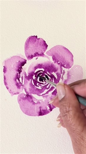 @Nicky | Learning to paint posted a rose painting which I replied saying I don’t paint roses very often because they are really really hard. And they never look right. They also take a long time. But this turned out ok. I’ll work on a little tutorial if you like it 🌺💖 #rosepainting #watercolour #howtopaint #watercolor