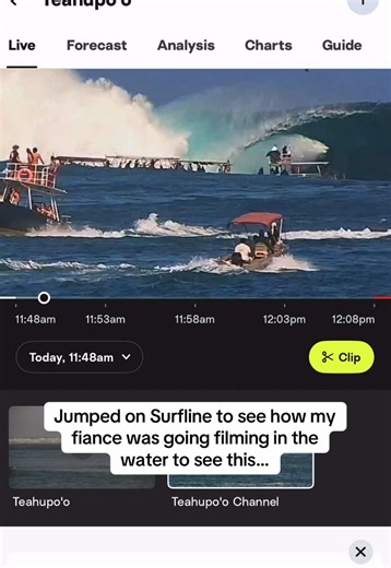 Yeah cool😳👍🏼 10/10 wave, 0/10 desire to be out there… #surfing #tahiti #teahupoo #bigwave #fyp