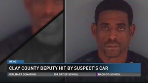 Clay County deputy's leg run over twice; man arrested for attempted murder