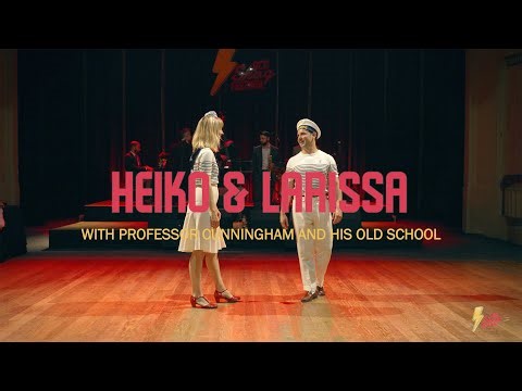 BCN Shag Festival 2025 - Heiko & Larissa with Professor Cunningham & His Old School