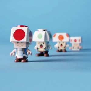 Here's a sneak peek into how Toad, Yoshi and Bowser were transformed into LEGO Bricks 🤫 | LEGO