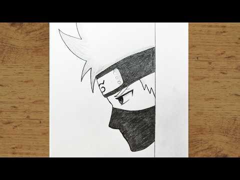How to Draw Kakashi Easily | Step by Step for Beginner