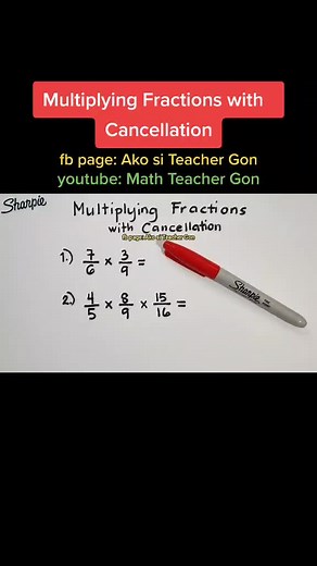 Multiplying Fractions with Cancellation