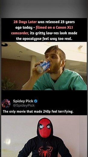 In 28 Days Later (2002), Canon XL1 Turned Horror Into History! #shorts