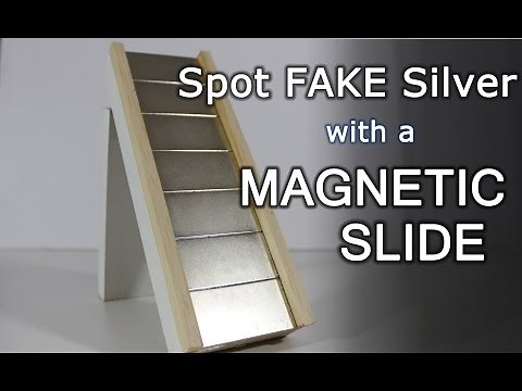 Spot Fake Silver Coins w/ Magnetic Slide