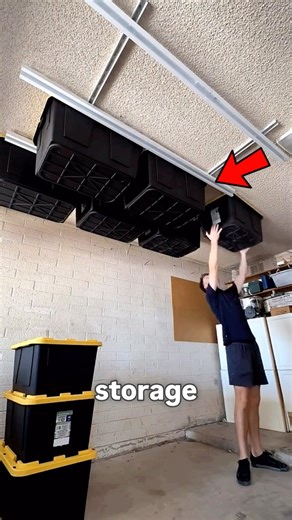 This Ceiling Storage Hack Solves Clutter