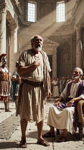 Paul Shares His Testimony in Rome — Bold Faith Before Kings. #god #trending #love #aivideo #shorts