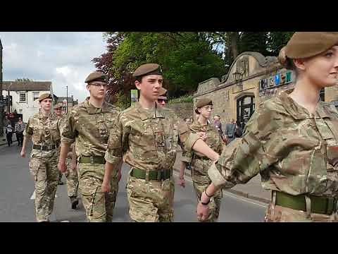 Green Howard Sunday, Richmond, North Yorkshire. 14th May 2023