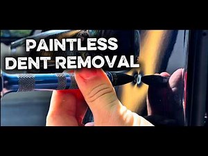 Fixing this Sharp Aluminum Dent | PDR Method Breakdown | Repair Review #2