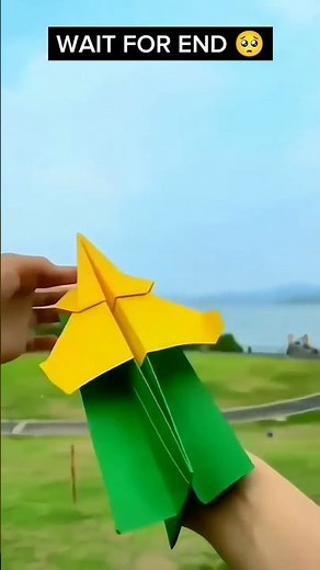 Amazing Paper Plane with Launcher (TUTORIAL) #craft #shorts
