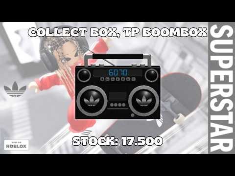 [UGC LIMITED] - ADIDAS X SUPERSTAR SCRIPT - COLLECT BOX, TP BOOMBOX