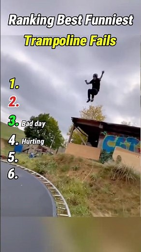 Trampoline fail of the day 🤣🛞 Gravity always wins! #shorts