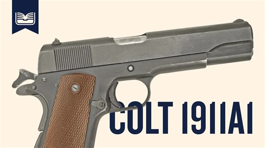 入门教材213：US Colt 1911A1手枪 发展历史&结构解析&实弹射击演示 | C&Rsenal_哔哩哔哩_bilibili