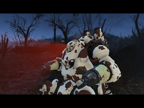 Sentry Bot Bessie for Automatron - Cow paint and Voice Module - Based on Fallout 76