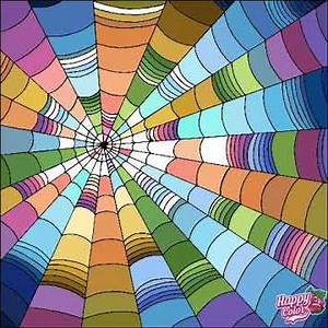 Web Of Rainbow Coloring Page 🎨