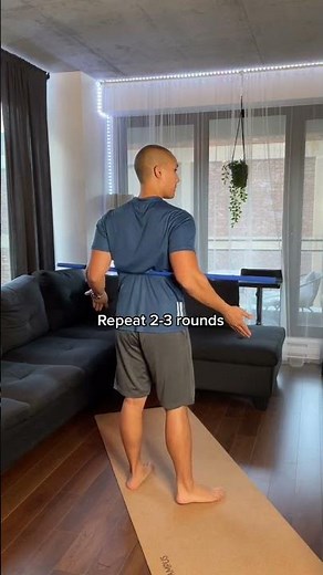 Beginner Posture Stick Stretch