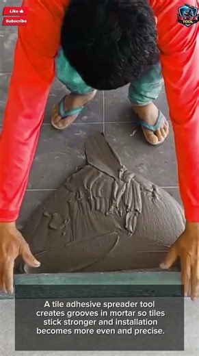 How Tool Tile Adhesive Spreader Works for Tile Installation#tool