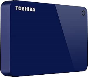 Toshiba Canvio Advance 3TB Portable External Hard Drive USB 3.0, Blue - HDTC930XL3CA