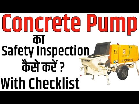 Concrete Pump Safety Inspection Checklist | How to Inspect Concrete Pump?