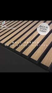 10K views | WOOD EFFECT SLATTED WALL PANELS - SALE NOW ON ‼️...